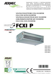 AERMEC FCXI 30 P Bedienungs- Und Inbetriebnahmeanleitung