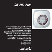 Cata CB-250 Plus Gebrauschsanweisung Und Wartung