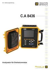 Chauvin Arnoux C.A 8436 Bedienungsanleitung