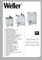 Weller Zero Smog 4V Originalbetriebsanleitung