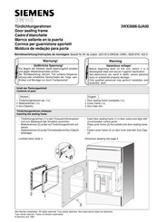 Siemens 3WN6 Betriebsanleitung