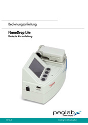 Thermo Scientific NanoDrop Lite Bedienungsanleitung