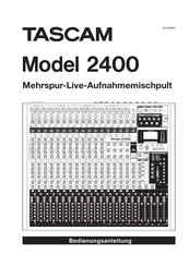 Tascam 2400 Bedienungsanleitung