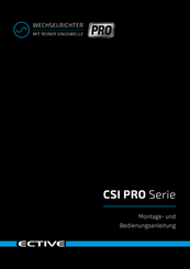 ECTIVE CSI 20 PRO Montage- Und Bedienungsanleitung