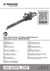 Parkside Performance 445976 2307 Originalbetriebsanleitung