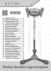 Bontempi 42 1472 Bedienungsanleitung