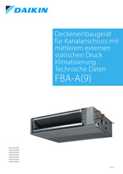 Daikin FBA35A2VEB9 Bedienungsanleitung