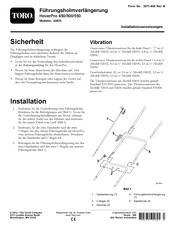Toro HoverPro 500 Installationsanweisungen