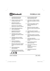 Einhell PICOBELLA 18/90 Originalbetriebsanleitung