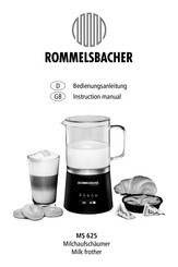 Rommelsbacher MS 625 Bedienungsanleitung