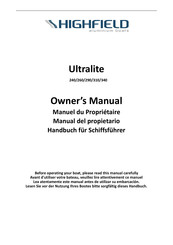 Highfield Ultralite 290SS Handbuch Für Schiffsführer