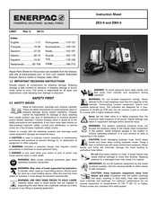 Enerpac ZE3-6 Bedienungsanleitung