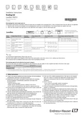 Endress+Hauser Levelflex FMP53 Einbauanleitung