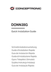 Conceptronic DONN28G Schnellinstalationsanleitung