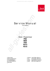 Zeck MD6 Serviceanleitung