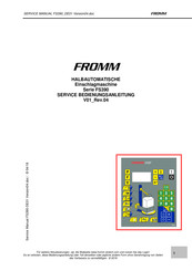 Fromm FS390 Serie Bedienungsanleitung