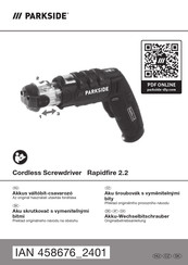 Parkside Rapidfire 2.2 Originalbetriebsanleitung