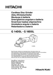 Hitachi G 18DSL Bedienungsanleitung