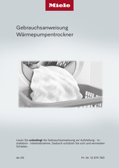 Miele TSF 763 WP Gebrauchsanweisung