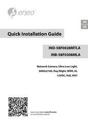 Eneo IND-58F0028MTLA Schnellinstallationsanleitung