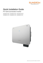 Sungrow SG30CX-P2 Kurzanleitung Zur Installation