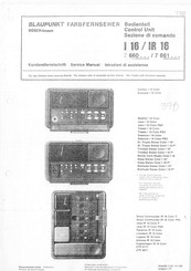 Blaupunkt IR 16 Service