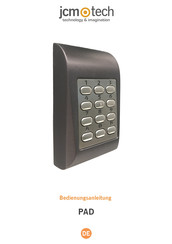 jcm-tech PAD Bedienungsanleitung
