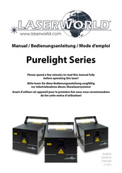 Laserworld Purelight PL-30.000RGB MK3 Bedienungsanleitung