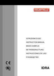 oscartielle IDRA Serve-over counter Betriebsanleitung