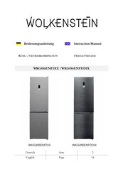 Wolkenstein WKG456ENFDIX Bedienungsanleitung