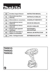 Makita TW003G Betriebsanleitung