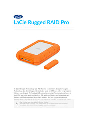 LaCie Rugged RAID Pro Bedienungsanleitung