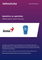 Genius NX-8 Serie Kurzanleitung