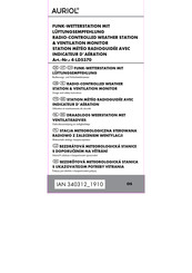 Auriol 4-LD5370 Bedienungs- Und Sicherheitshinweise