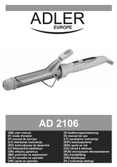 Adler europe AD 2106 Bedienungsanweisung
