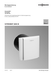 Viessmann VITOVENT 200-D Montageanleitung