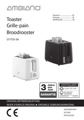 Ambiano GT-TDS-06 Originalbetriebsanleitung