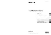 Sony PMW-PZ1 Bedienungsanleitung