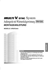 Lg MULTIV ARUB808T1 Montageanleitung