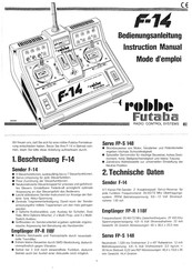 ROBBE-Futaba F-14 Bedienungsanleitung