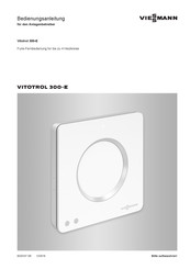 Viessmann VITOTROL 300-E Bedienungsanleitung