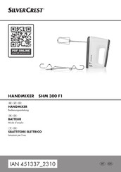Silvercrest SHM 300 F1 Bedienungsanleitung