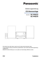 Panasonic SC-PM272 Bedienungsanleitung