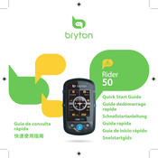 Bryton Rider 50 Schnellstartanleitung