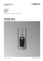Viessmann VITOCELL 100-B Montageanleitung Für Die Fachkraft