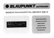 Blaupunkt BREMEN SQR 46 Bedienungsanleitung