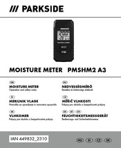 Parkside PMSHM2 A3 Bedienungs- Und Sicherheitshinweise