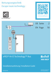 effeff ePED Hi-O Technology Bus Installationsanleitung