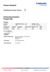 Webasto Thermo Top Evo Einbaudokumentation
