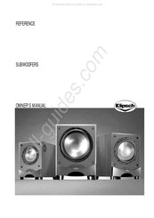 Klipsch REFERENCE-Serie Bedienungsanleitung